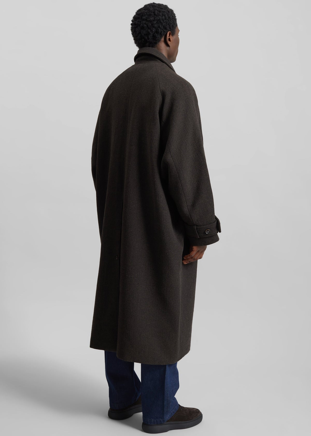 Zach Wool Blend Coat - Brown β view 8 of 8