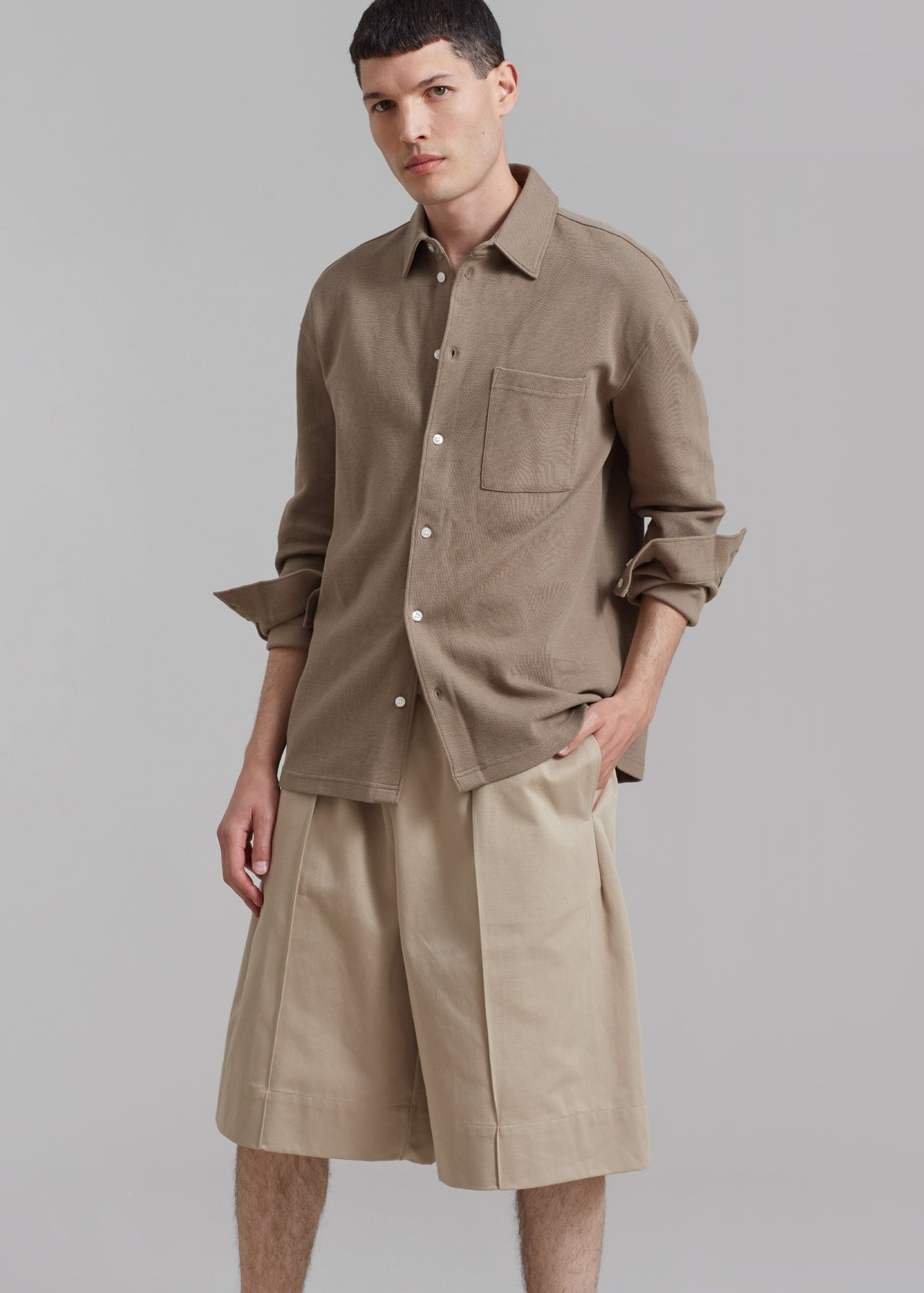 Adan Bermuda Shorts - Beige β view 6 of 9