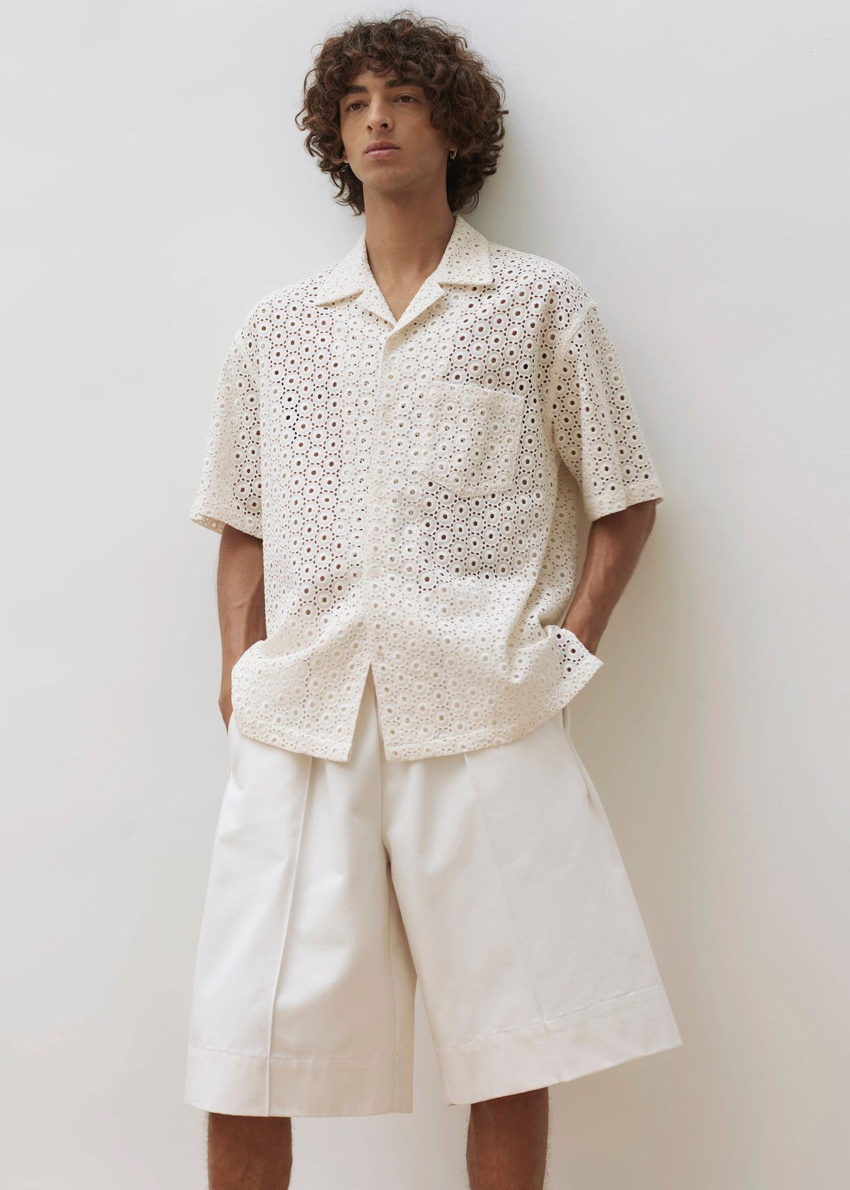 Adan Bermuda Shorts - Cream β view 3 of 11