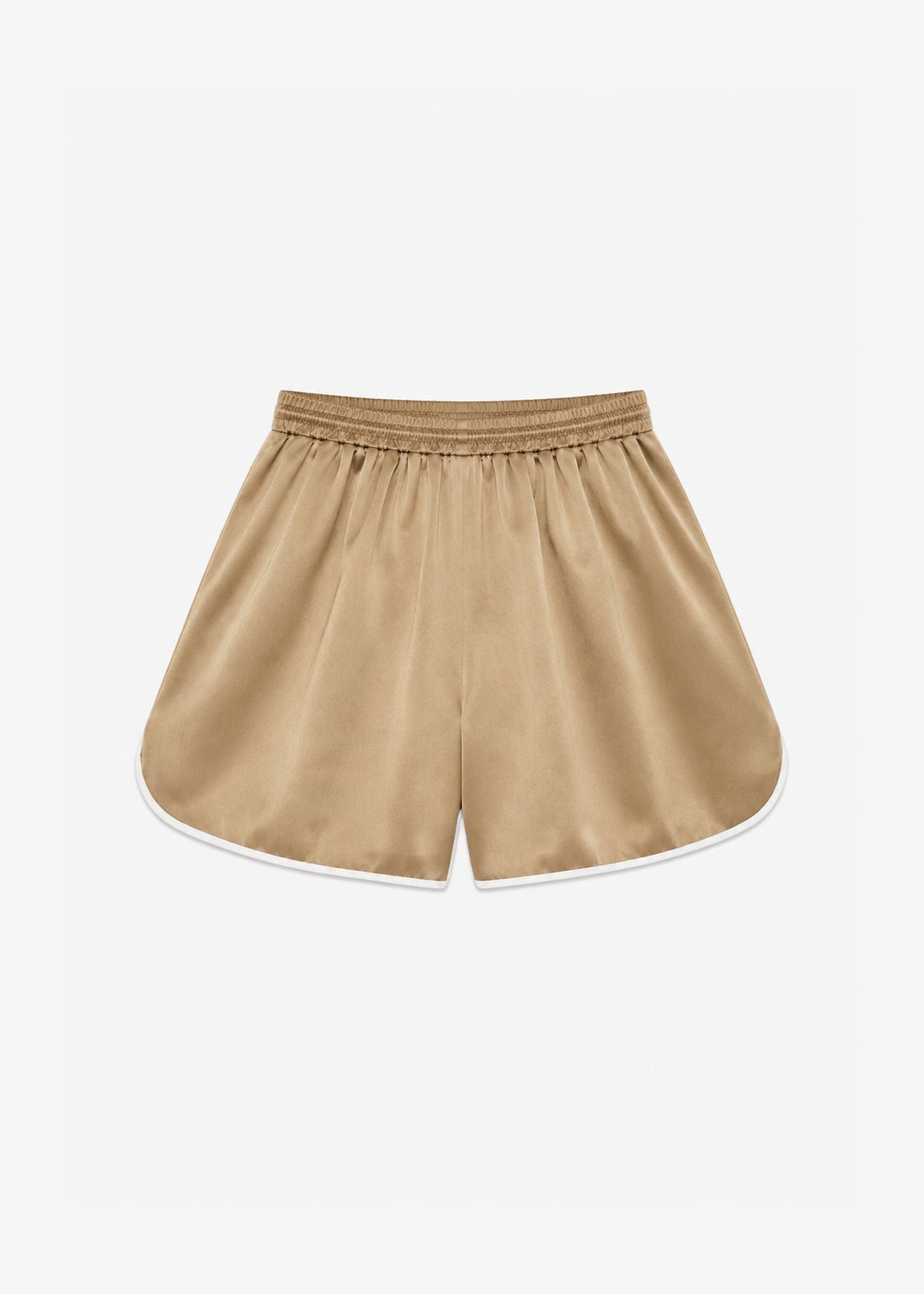 Adia Satin Boxer Shorts - Beige β view 8 of 8