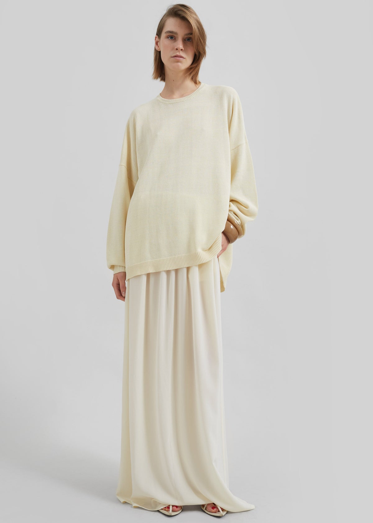 Aeson Maxi Skirt - Pale Yellow β view 1 of 4