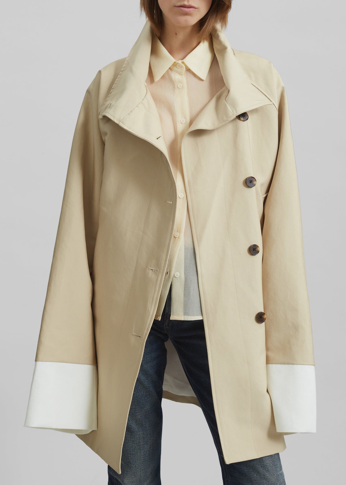 Alberta Short Trench - Beige β view 7 of 11