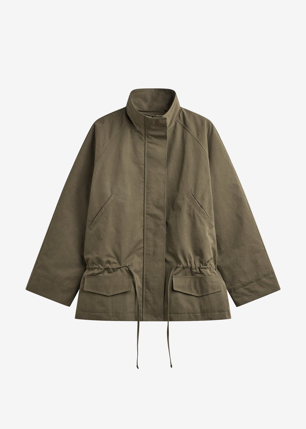 Alesie Drawstring Jacket - Olive Brown β view 8 of 8