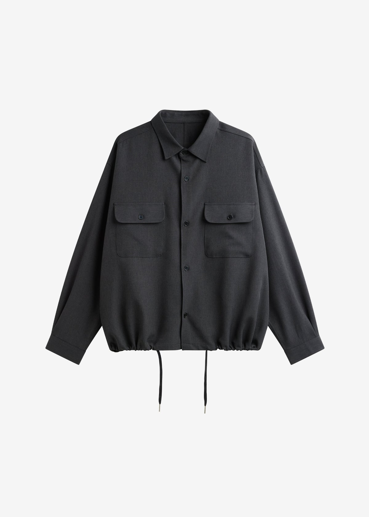 Alessio Shirt Jacket - Charcoal β view 7 of 7