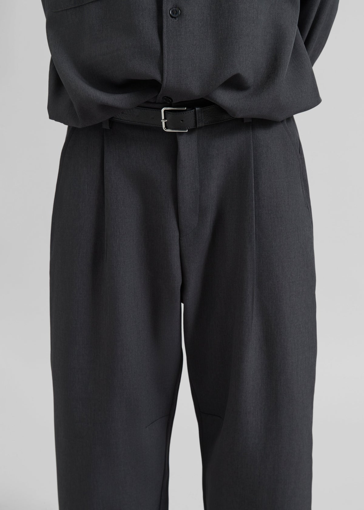 Alessio Straight Trousers - Charcoal β view 5 of 8