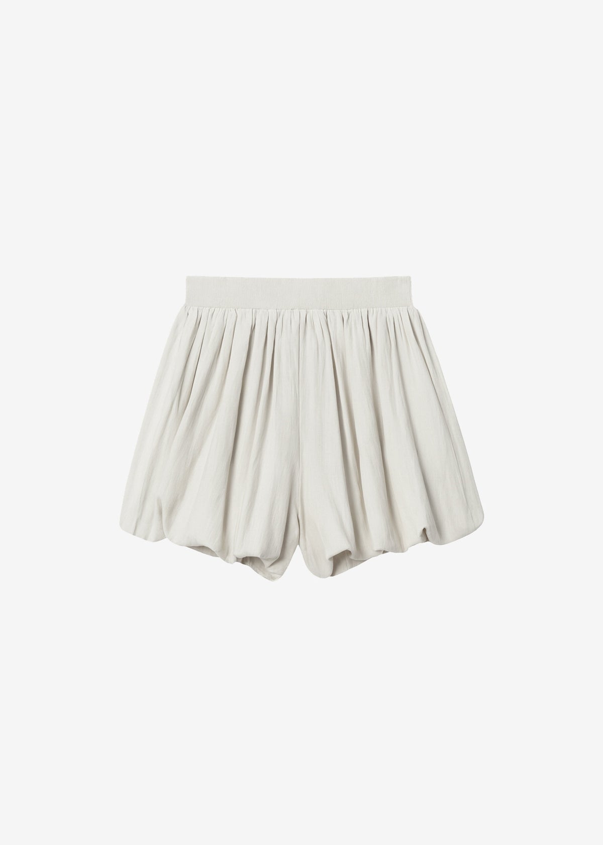 Alina Linen Bubble Hem Shorts - Light Beige β view 10 of 10