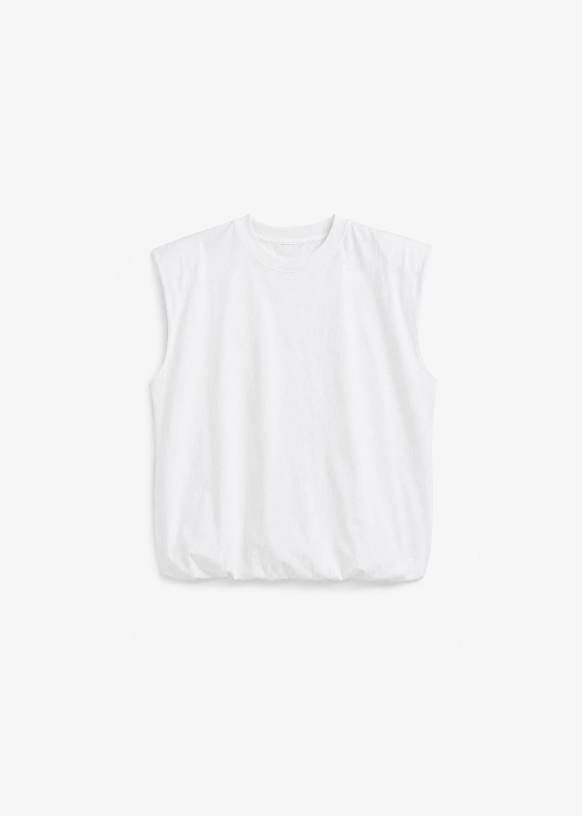 Alvor Padded Balloon Top - White β view 9 of 9
