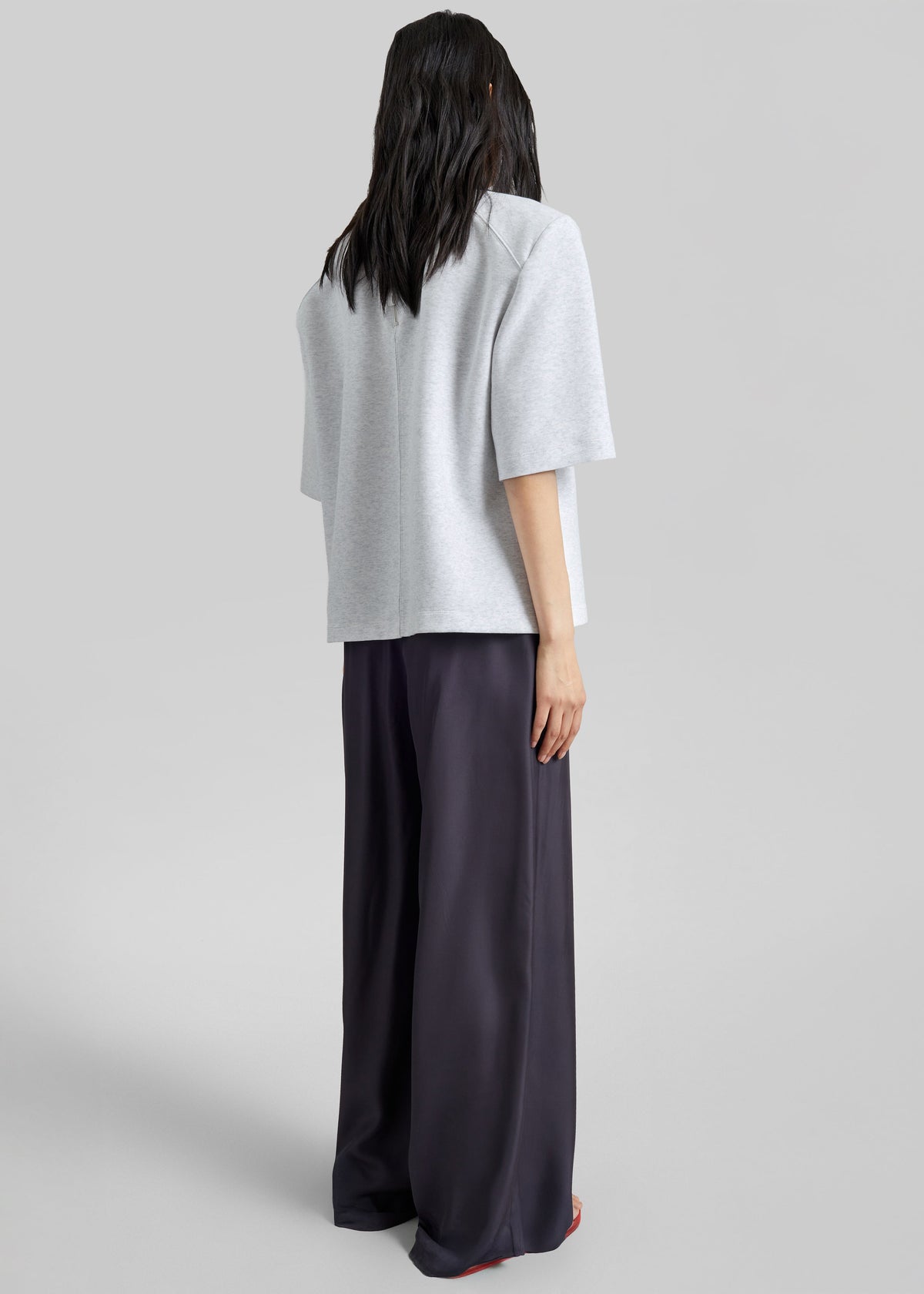 Alwen Neoprene Padded T-Shirt - Grey Melange β view 7 of 8