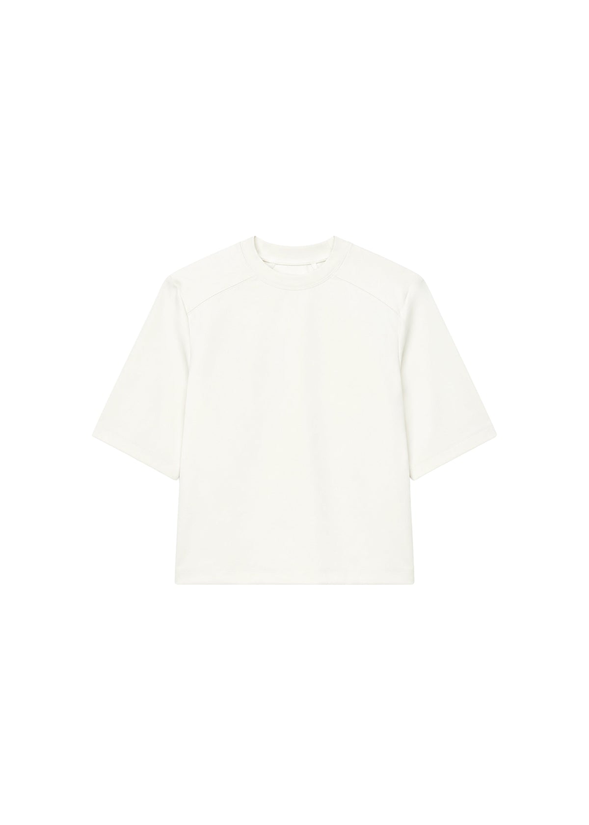 Alwen Neoprene Padded T-Shirt - Off White β view 4 of 4