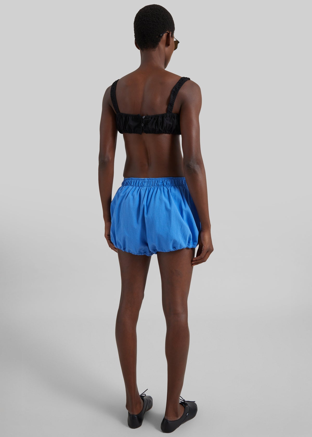 Ameglia Bubble Hem Mini Shorts - Blue β view 6 of 7
