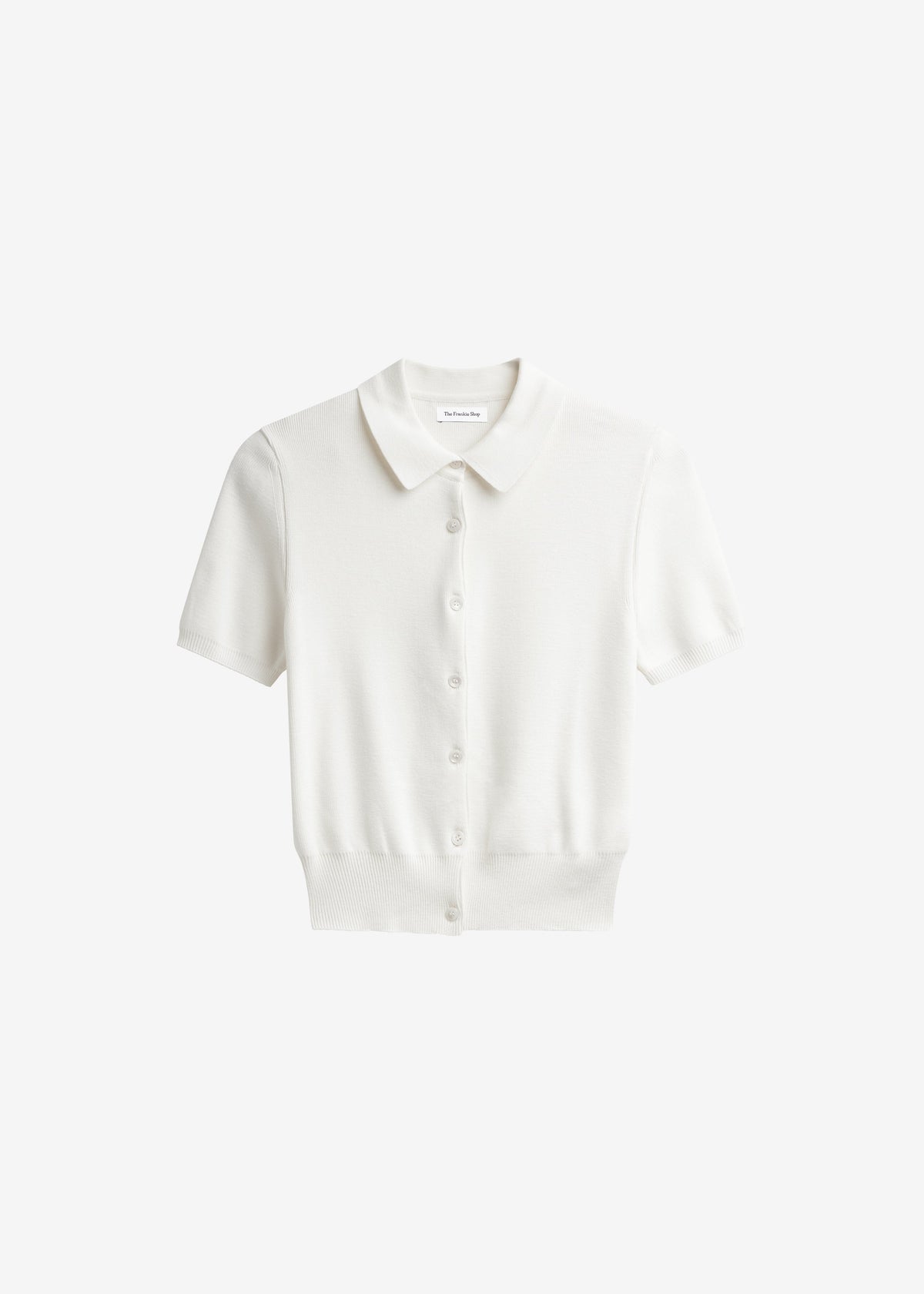 Amelot Knit Short Sleeve Cardigan - White β view 8 of 8