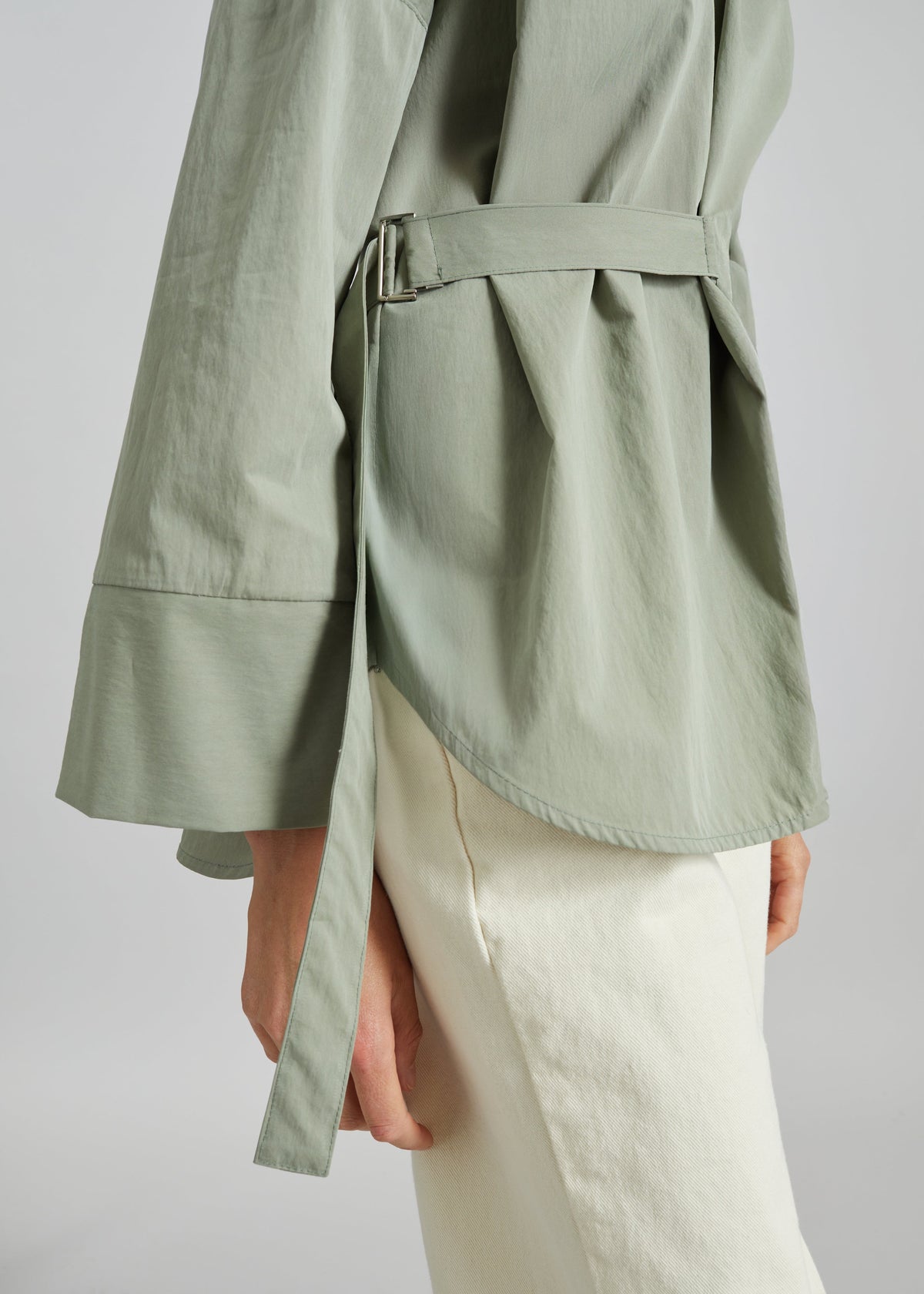 Ames Belted Top - Sage β view 7 of 9