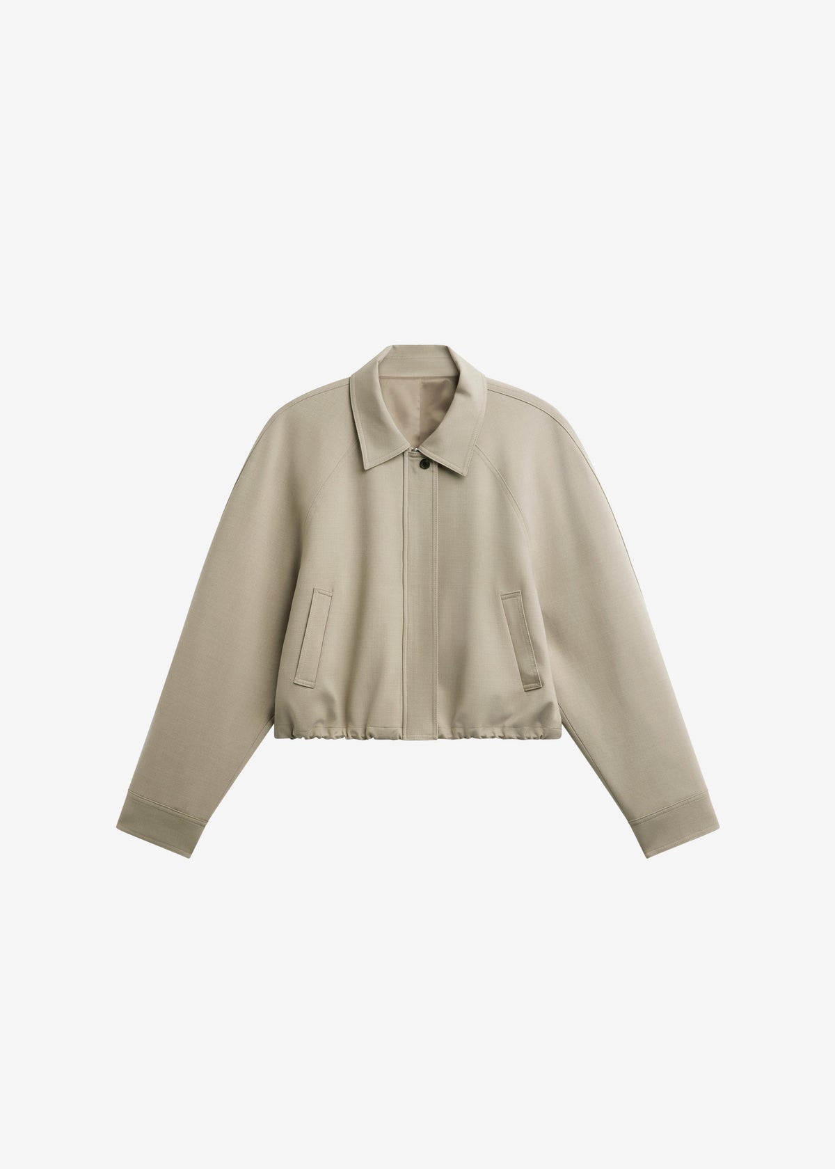 Ancona Curved Blouson - Beige β view 8 of 8