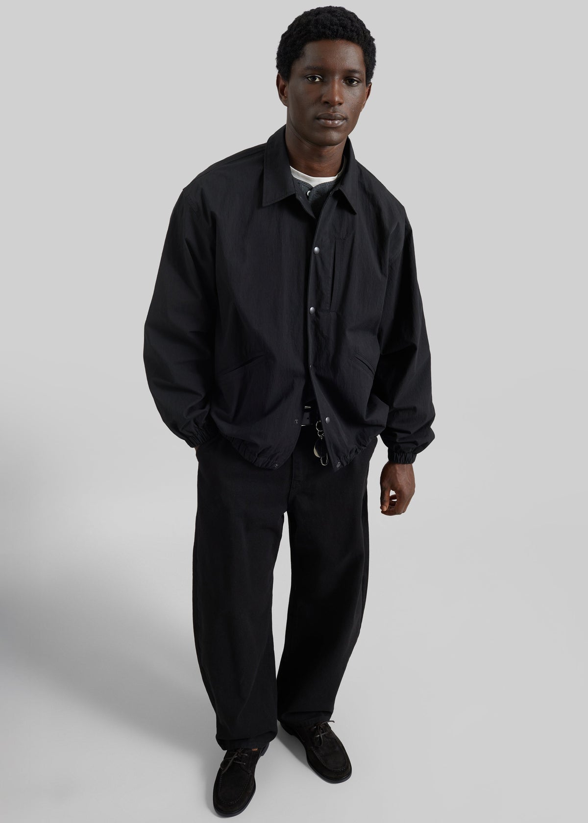 Andres Coach Jacket - Black β view 1 of 8