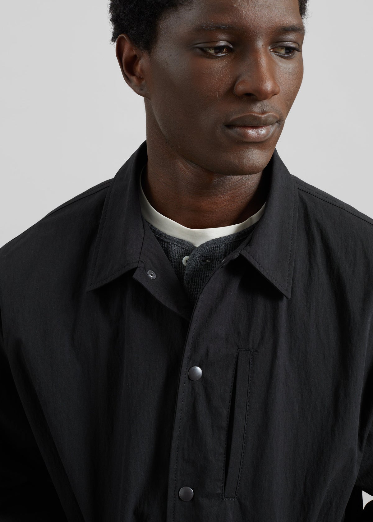 Andres Coach Jacket - Black β view 3 of 8