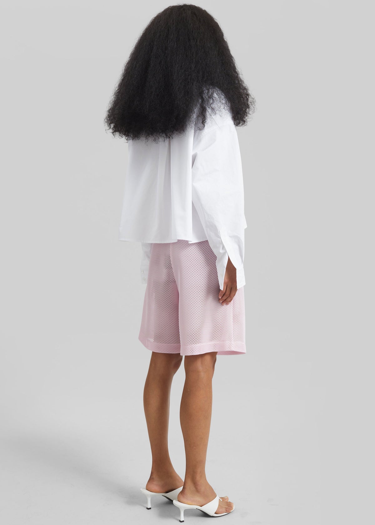 Arlen Cotton Boxy Shirt - White β view 5 of 6