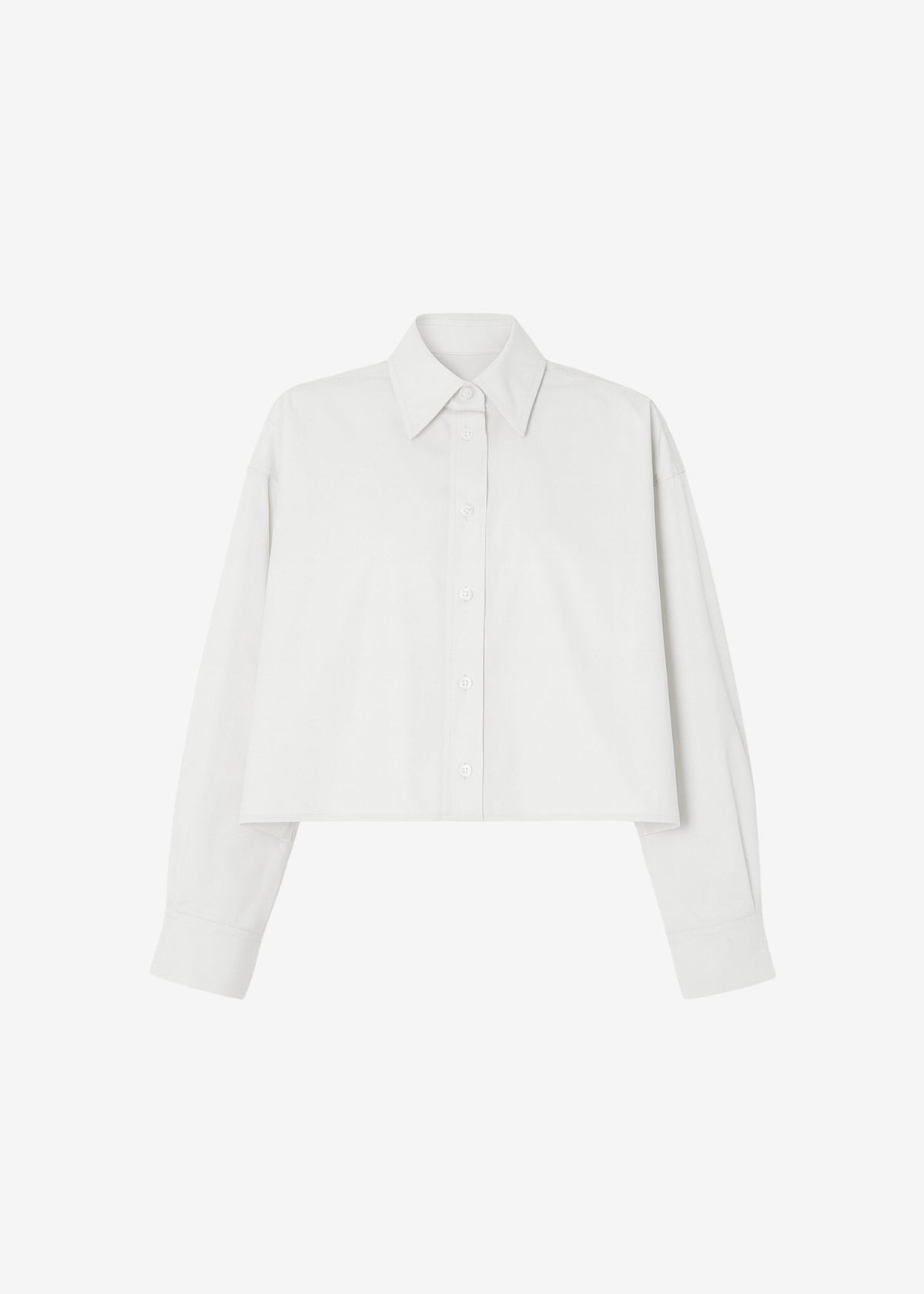 Arlen Cotton Boxy Shirt - White β view 6 of 6