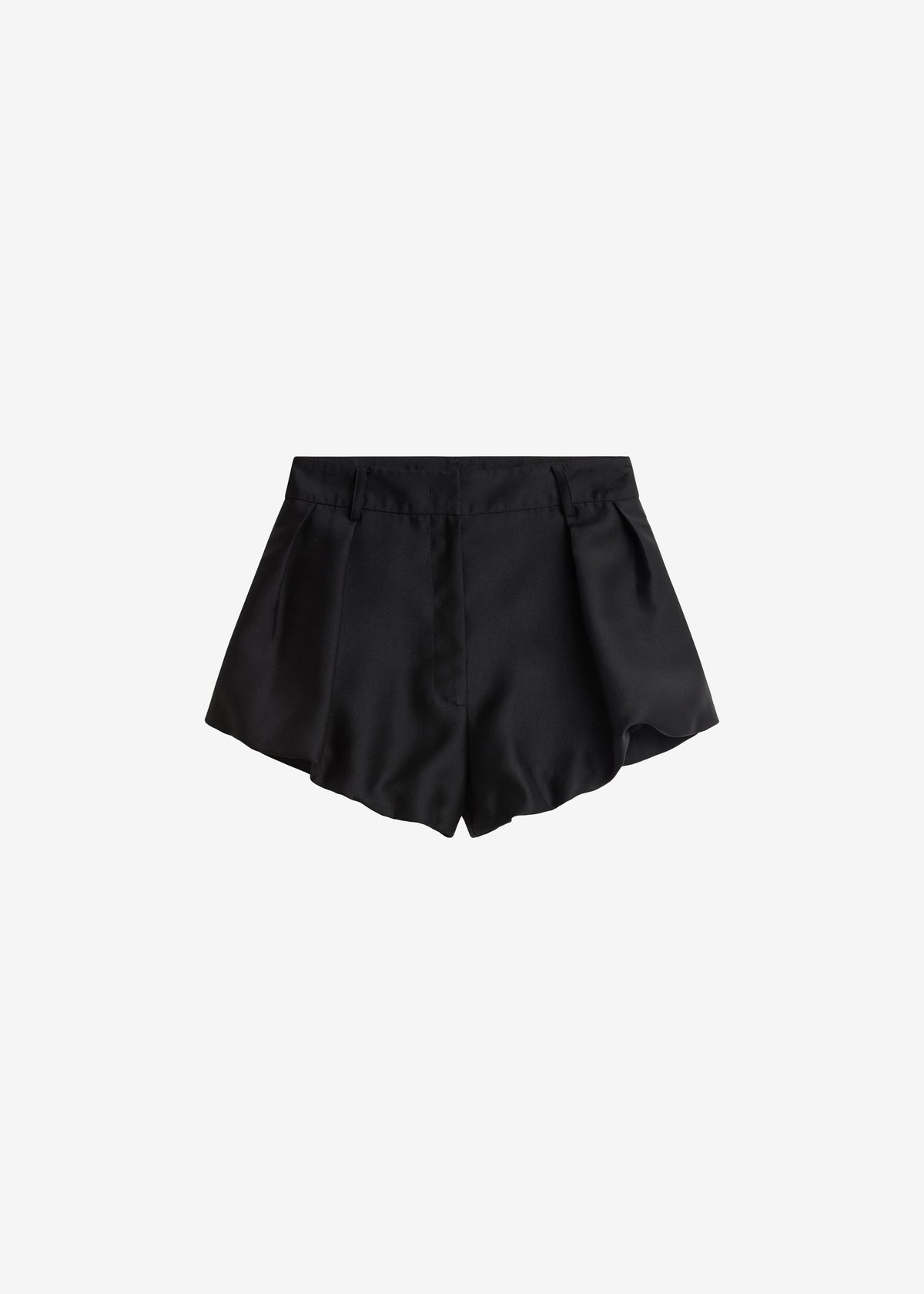 Arles Bubble Hem Shorts - Black β view 9 of 9