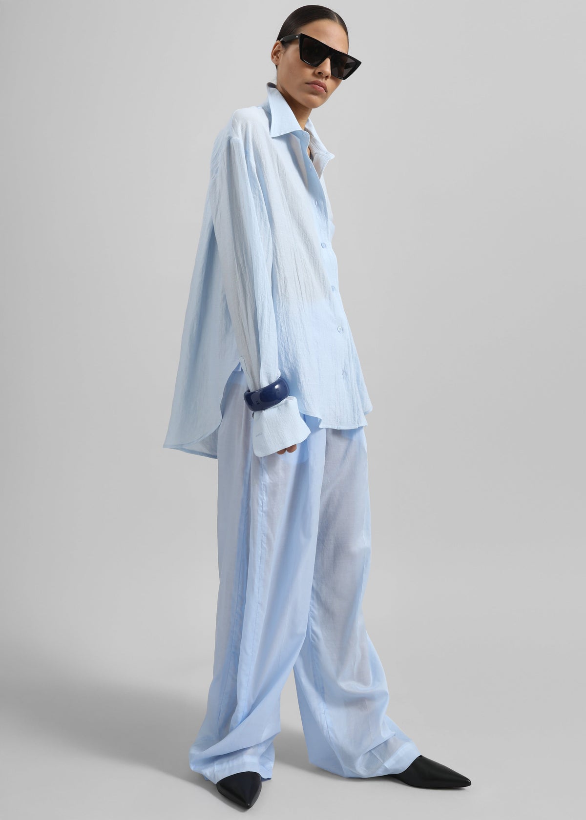 Ascain Fluid Shirt - Sky Blue β view 8 of 14