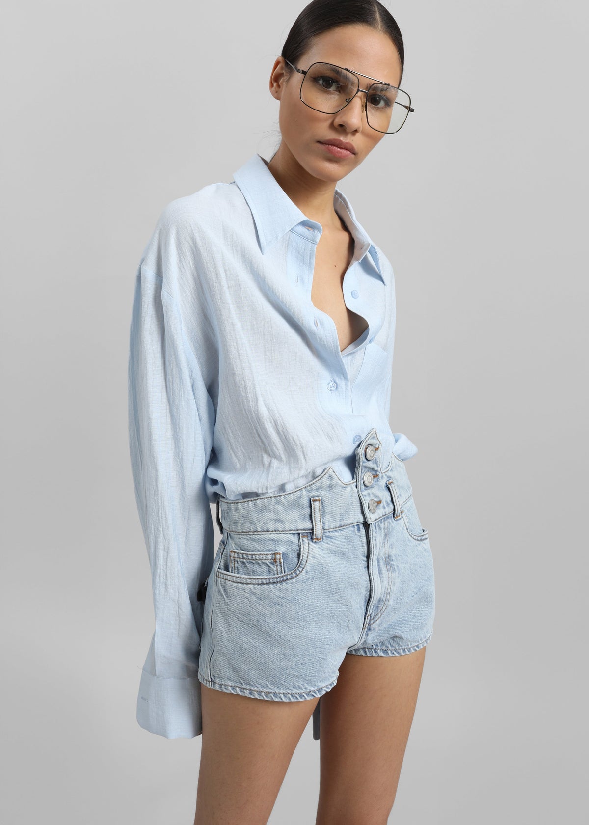 Ascain Fluid Shirt - Sky Blue β view 11 of 14