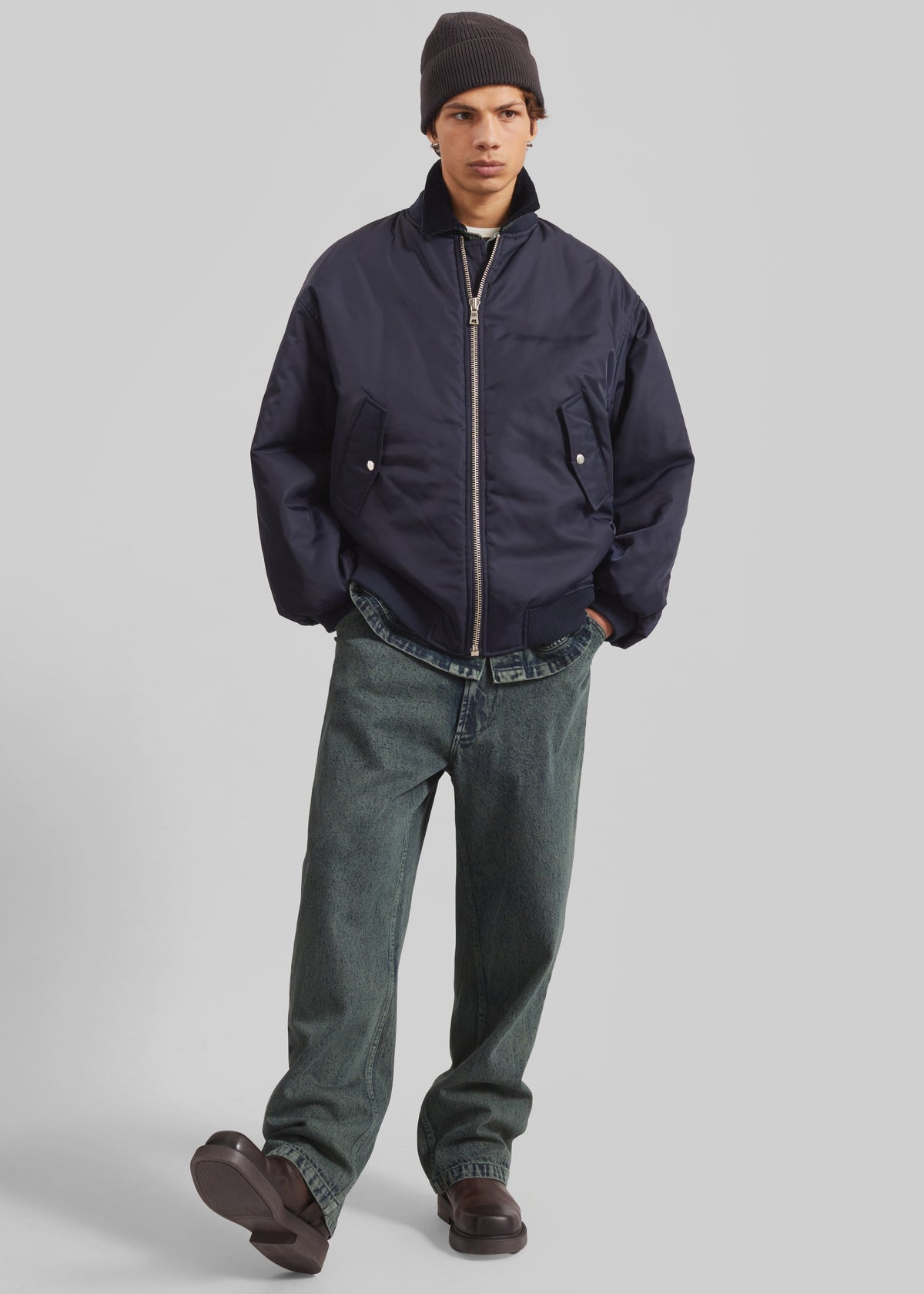 Astra Bomber Jacket - Navy β view 2 of 8