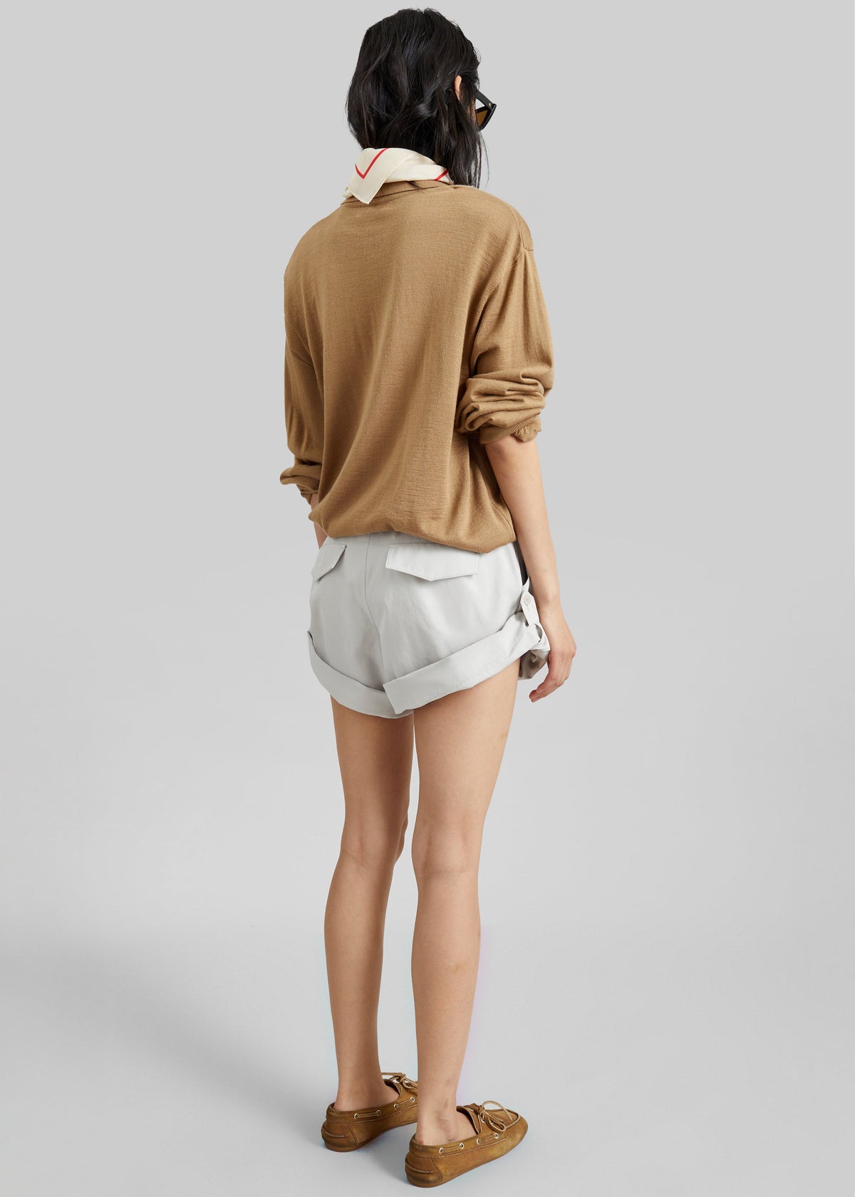 Avallon Padded Knit Polo - Camel β view 8 of 9