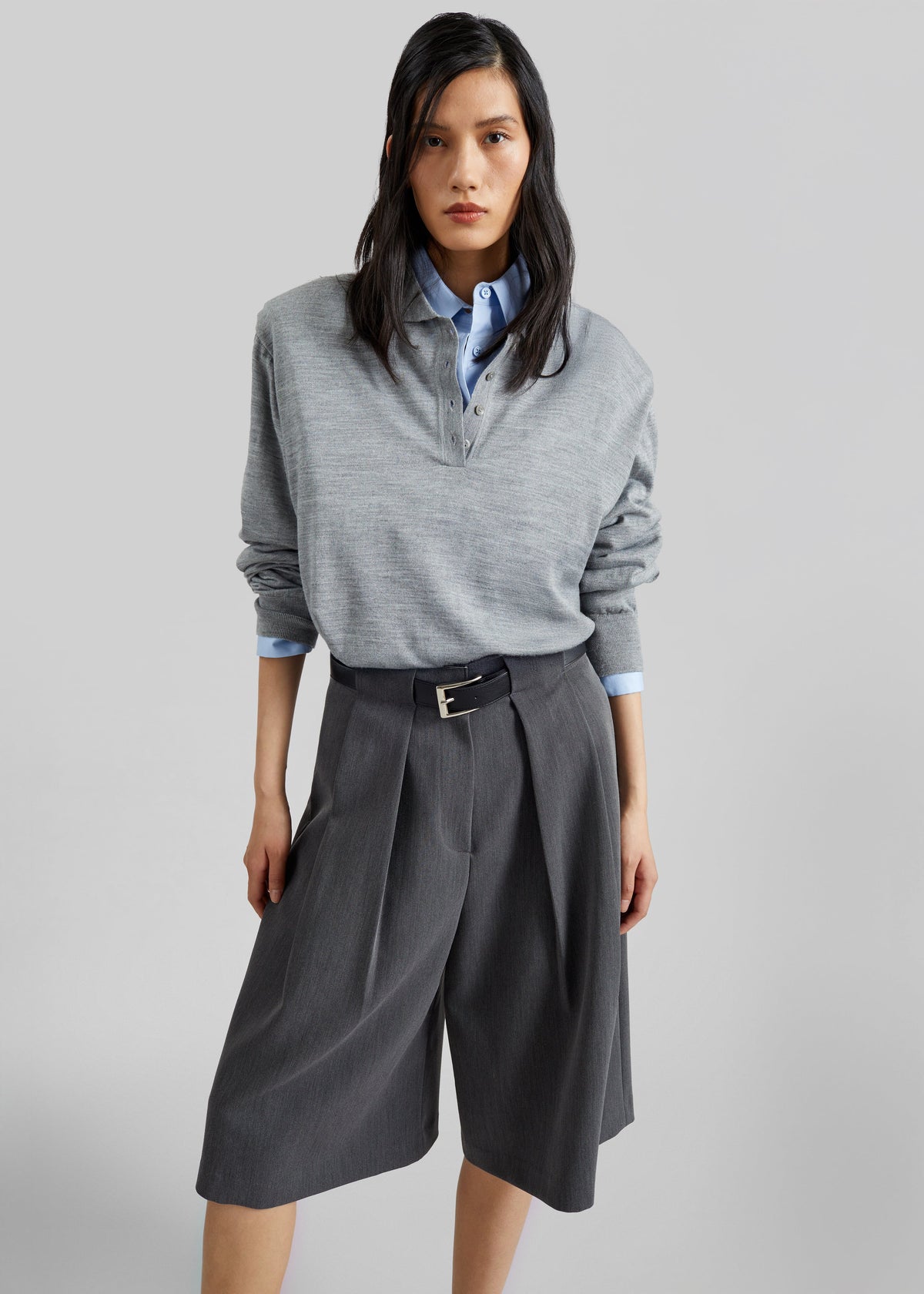 Avallon Padded Knit Polo - Grey β view 5 of 10