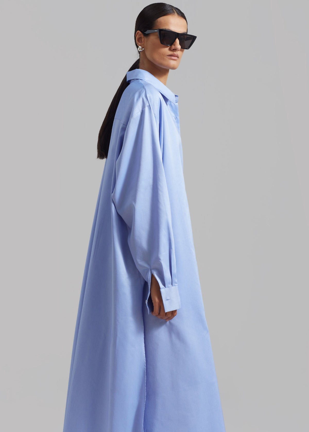 Avery Shirt Dress - Blue β view 3 of 8