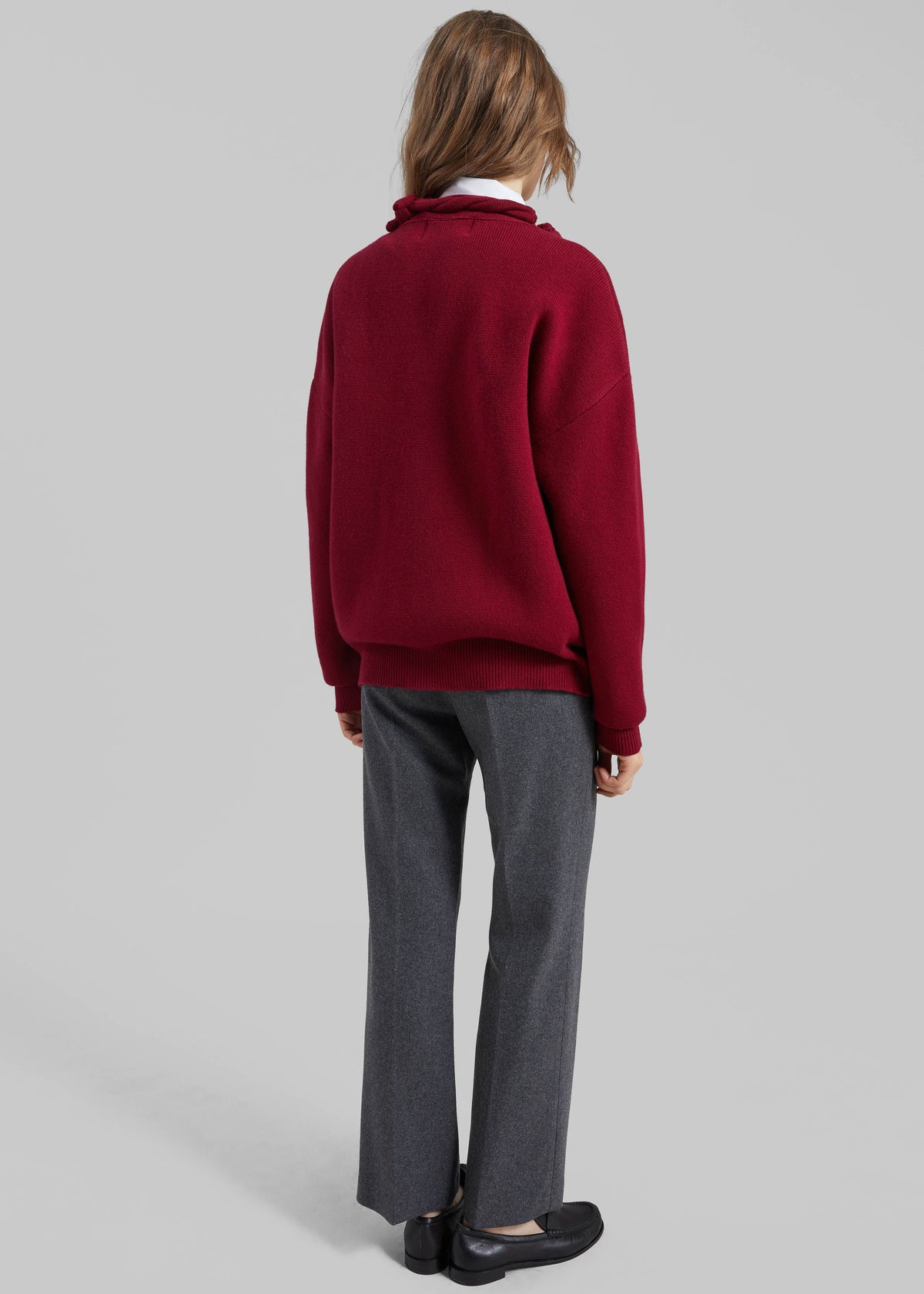 Avize Wool Straight Trousers - Dark Grey β view 6 of 6