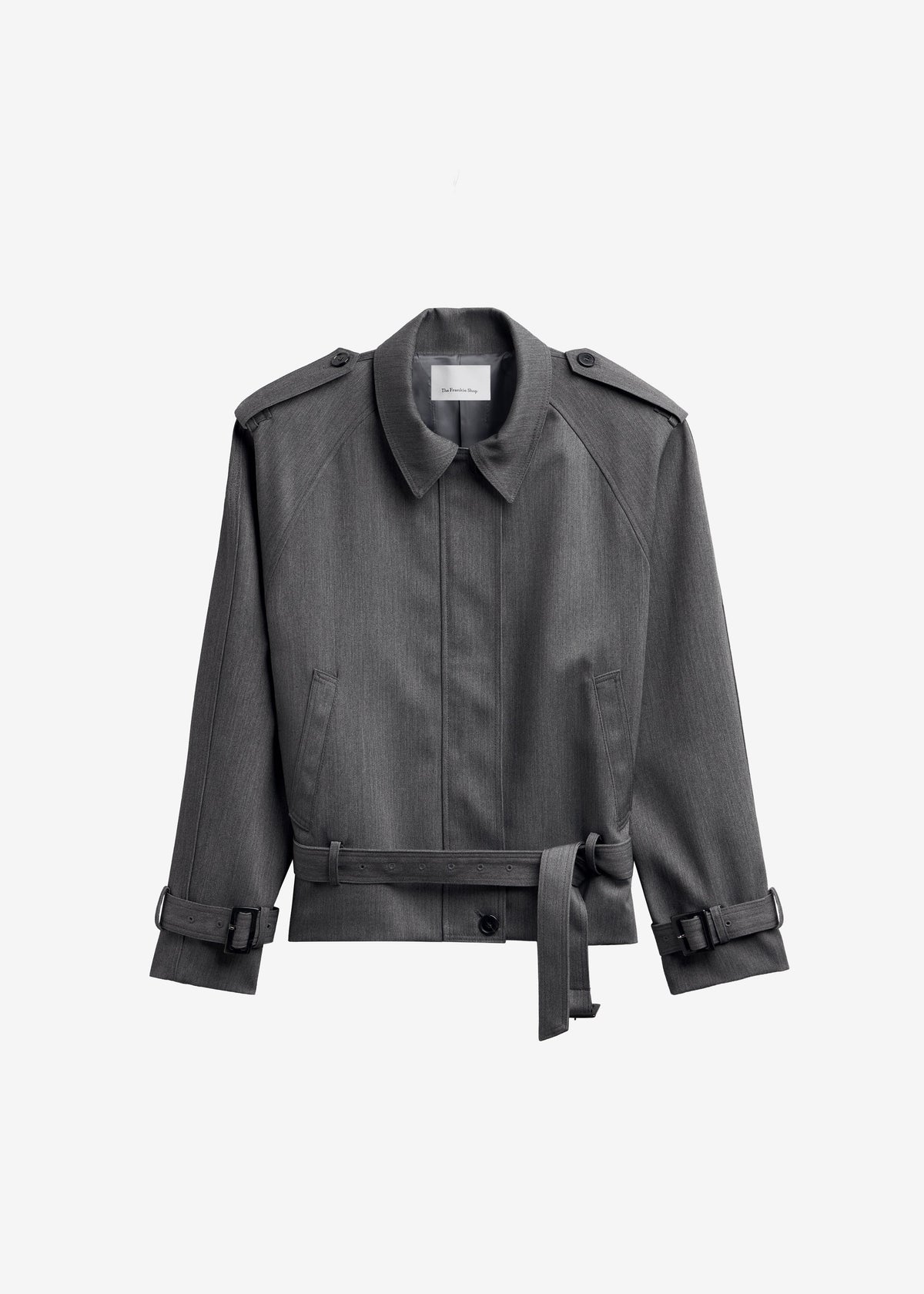 Avray Short Trench - Grey β view 10 of 10