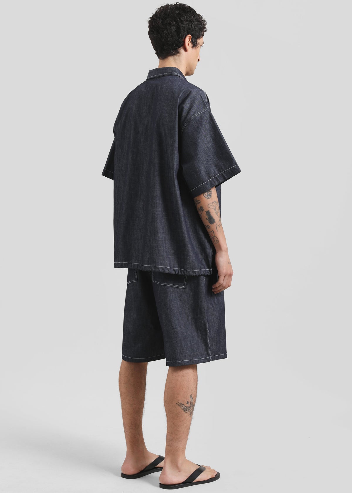 Axton Denim Shirt - Dark Wash β view 7 of 8