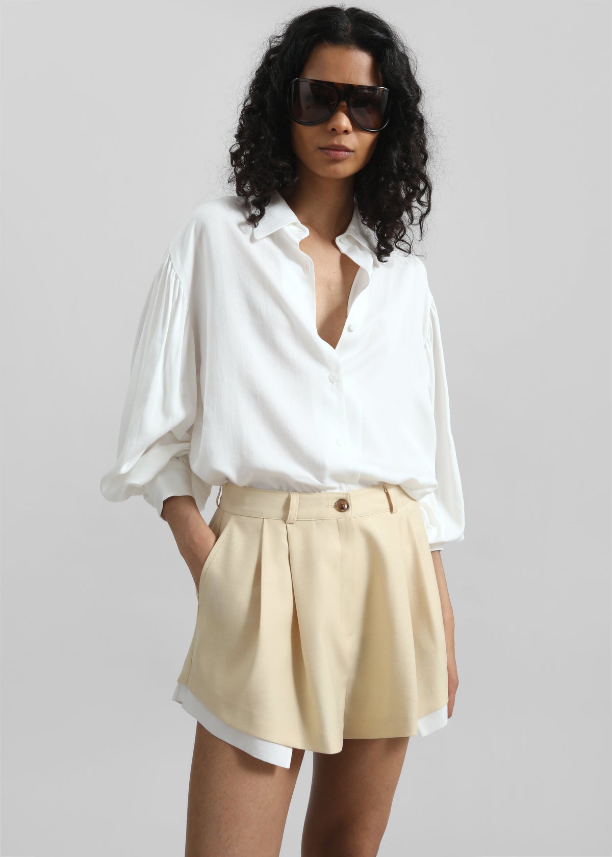 Azura Fluid Shirt - White β view 2 of 7