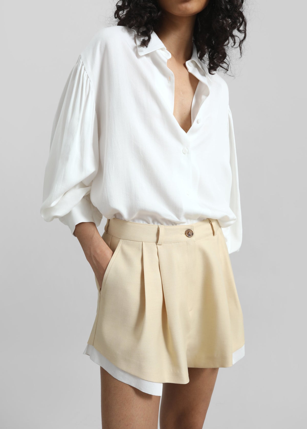 Azura Fluid Shirt - White β view 3 of 7