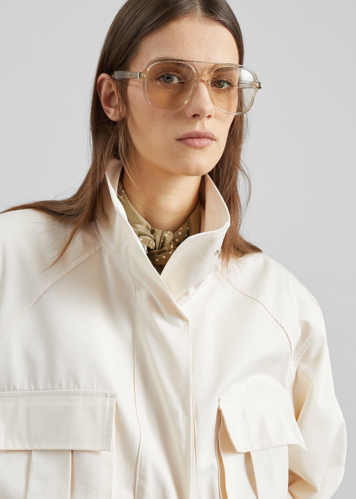Bailly Padded Utility Jacket - Cream β view 6 of 11