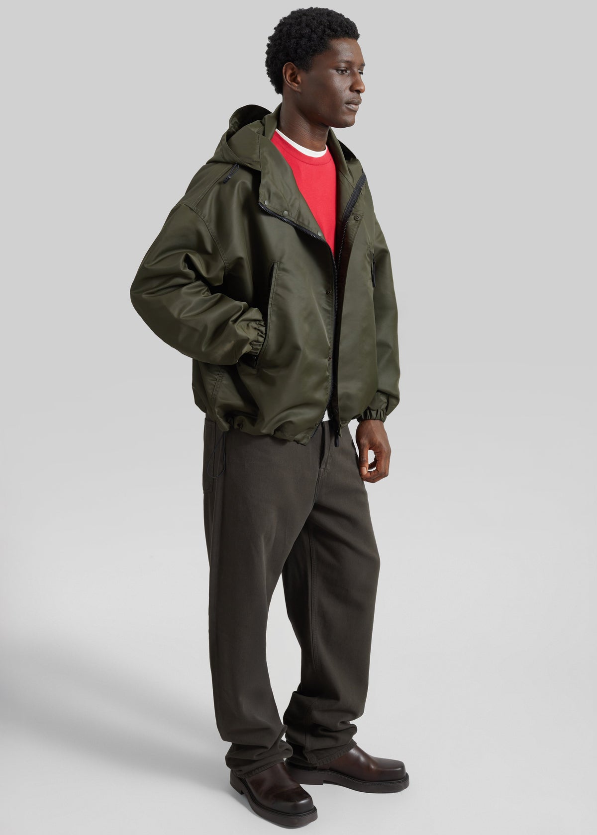 Banbury Windbreaker Jacket - Olive β view 2 of 9