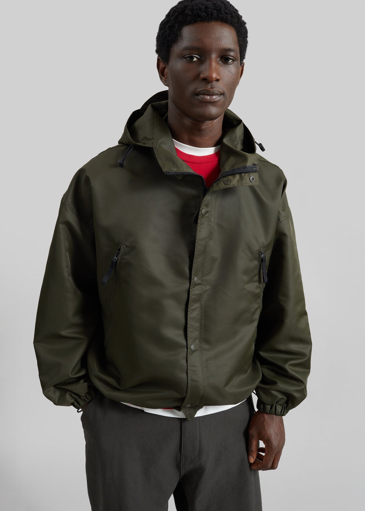 Banbury Windbreaker Jacket - Olive β view 7 of 9