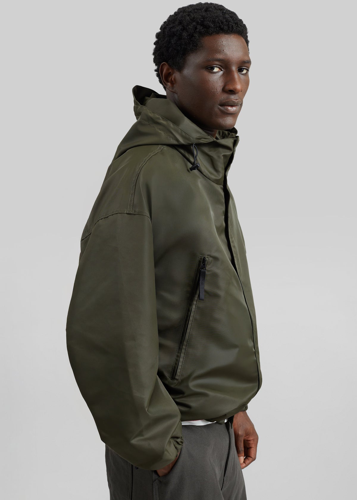 Banbury Windbreaker Jacket - Olive β view 6 of 9