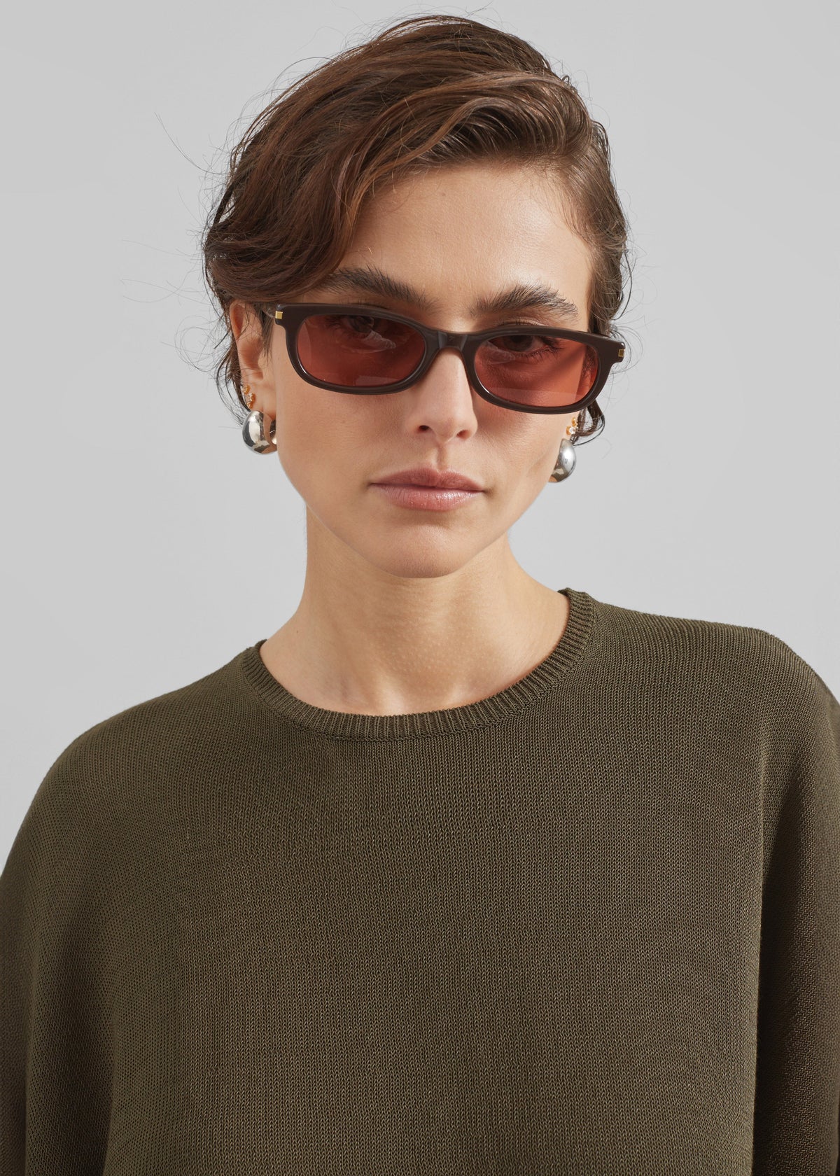 Basel Crew Neck Sweater - Khaki β view 6 of 12