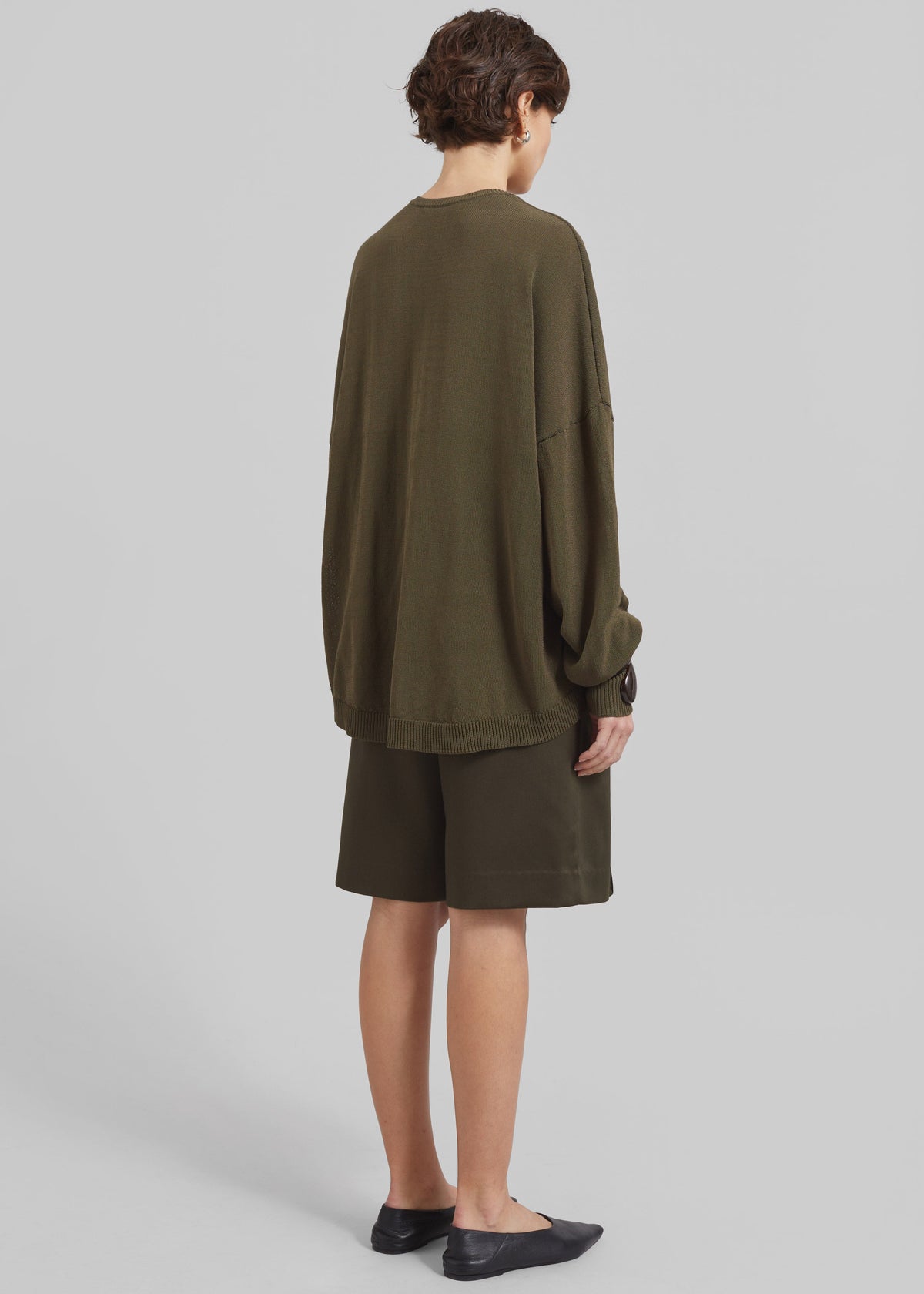 Basel Crew Neck Sweater - Khaki β view 11 of 12
