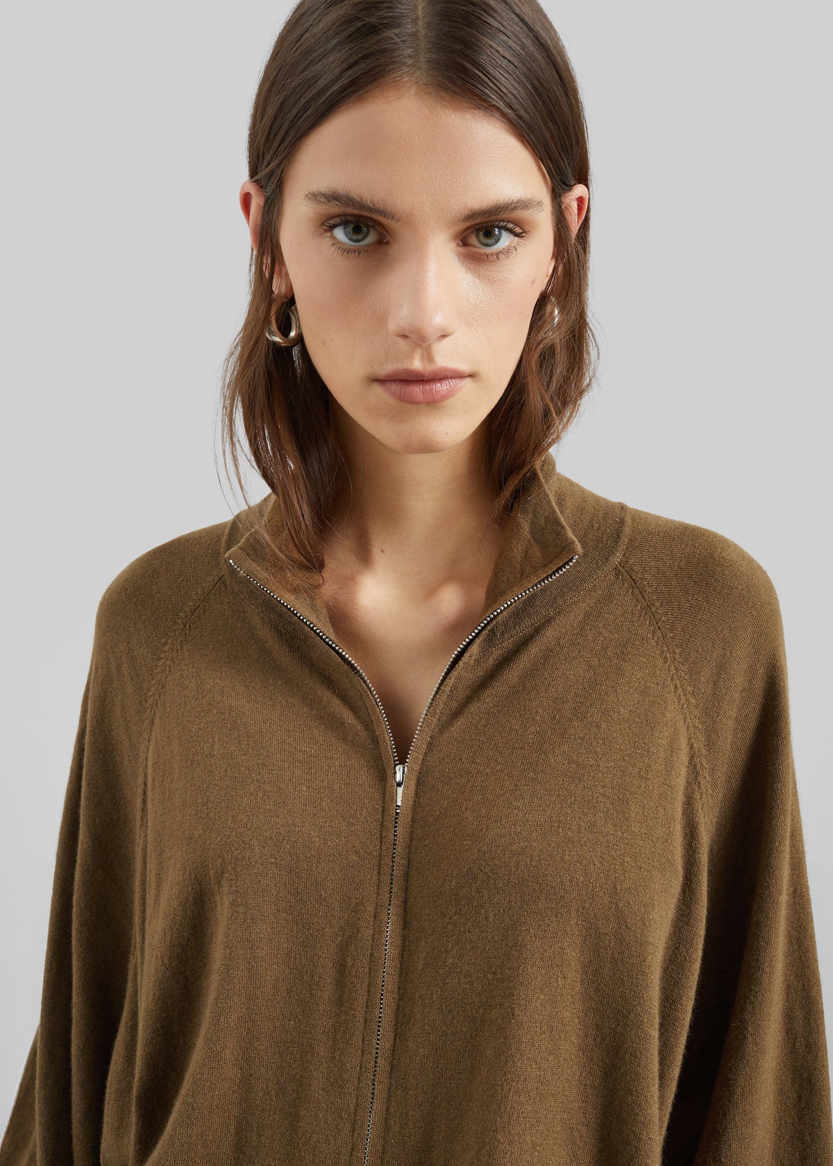 Baxe Knit Track Jacket - Dark Camel β view 8 of 12