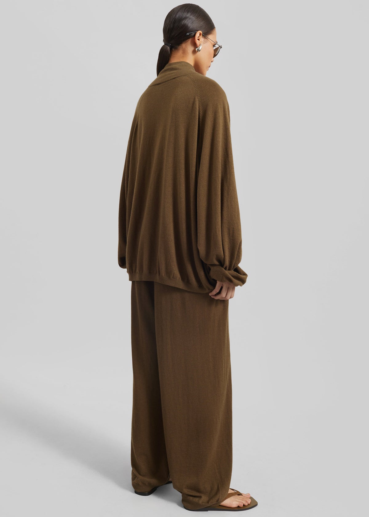 Baxe Knit Track Jacket - Dark Camel β view 11 of 12