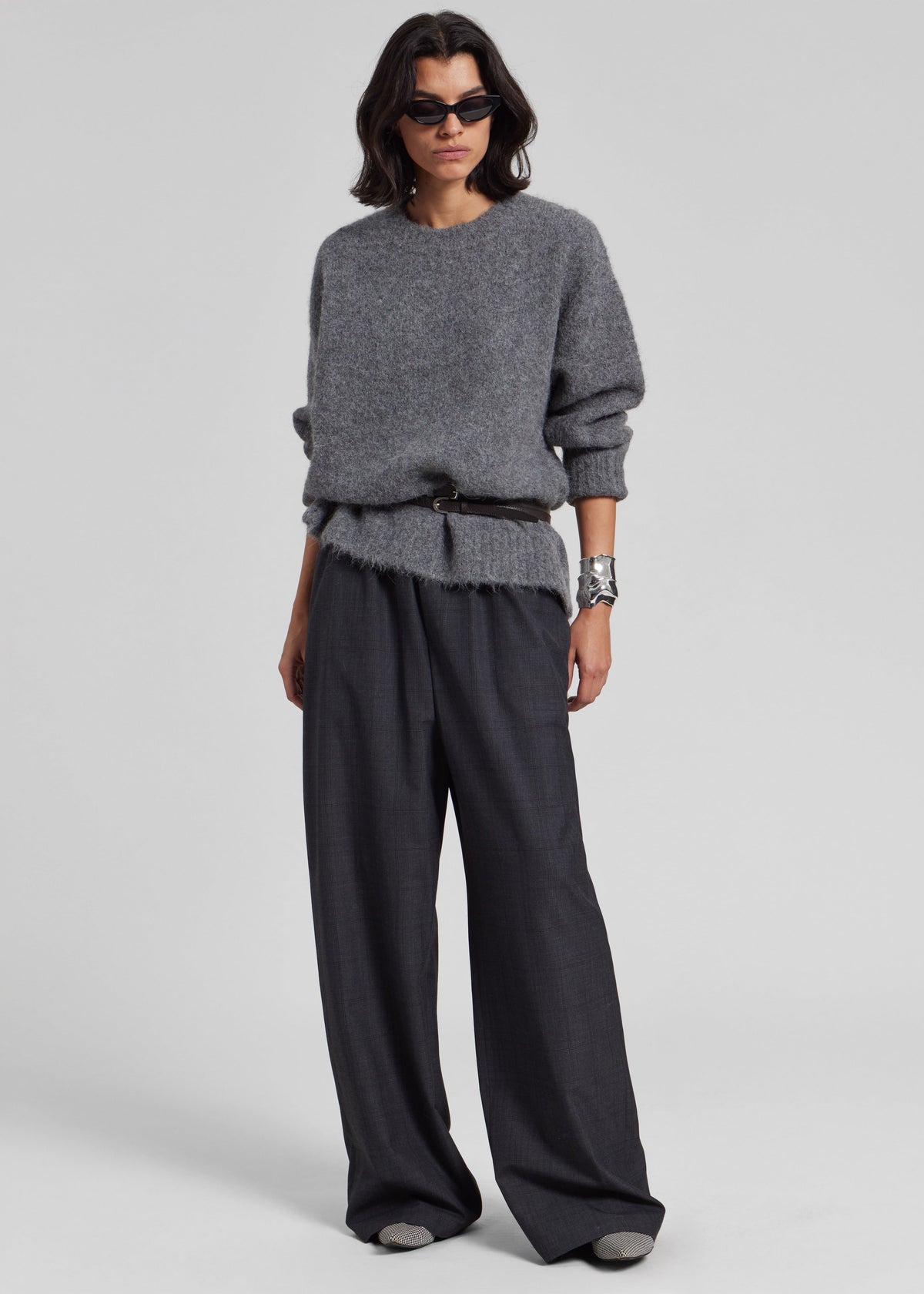 Baxter Plaid Track Pants - Dark Grey β view 6 of 10