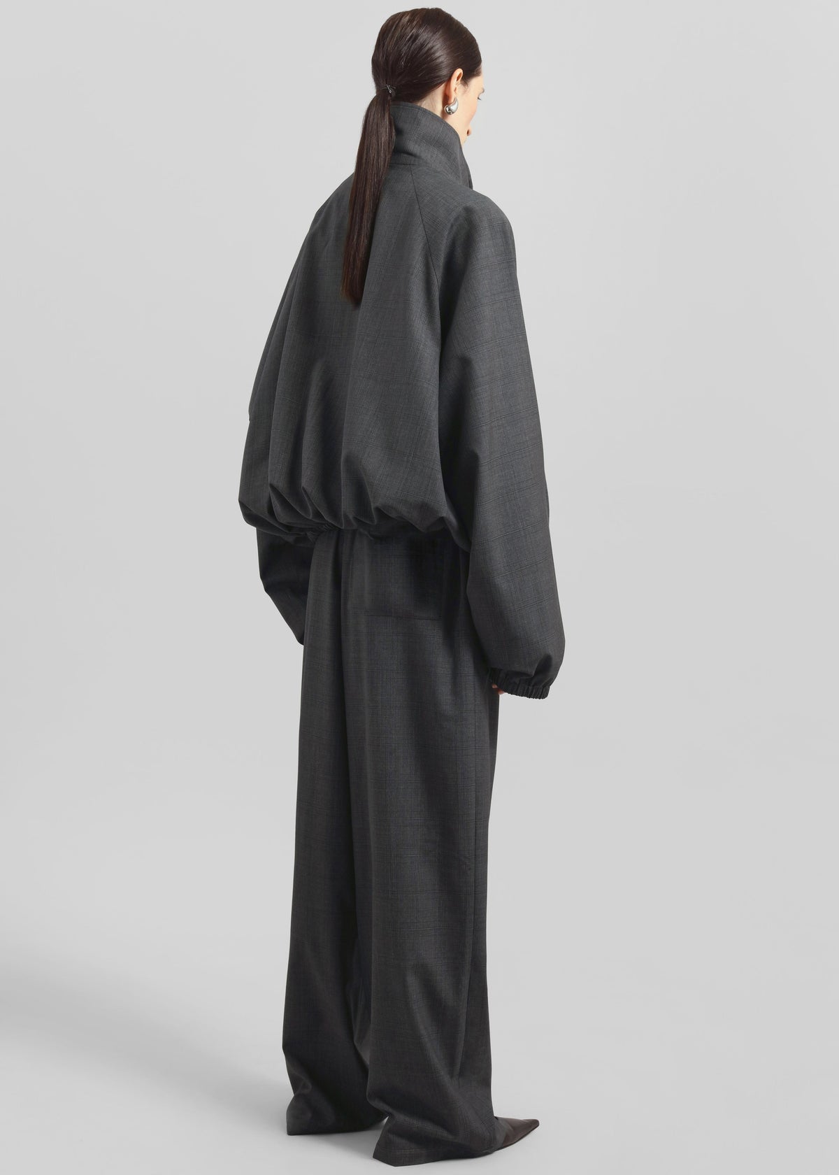 Baxter Plaid Track Pants - Dark Grey β view 9 of 10
