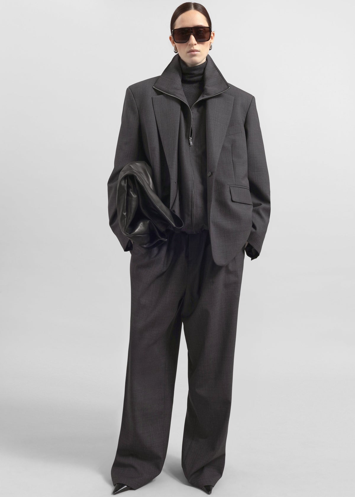 Baxter Plaid Track Pants - Dark Grey β view 5 of 10