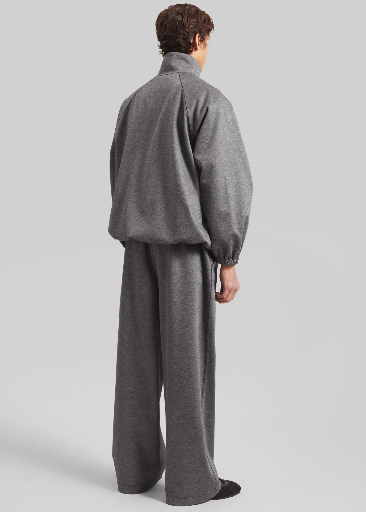Baxter Reversible Track Jacket - Grey Melange β view 12 of 13