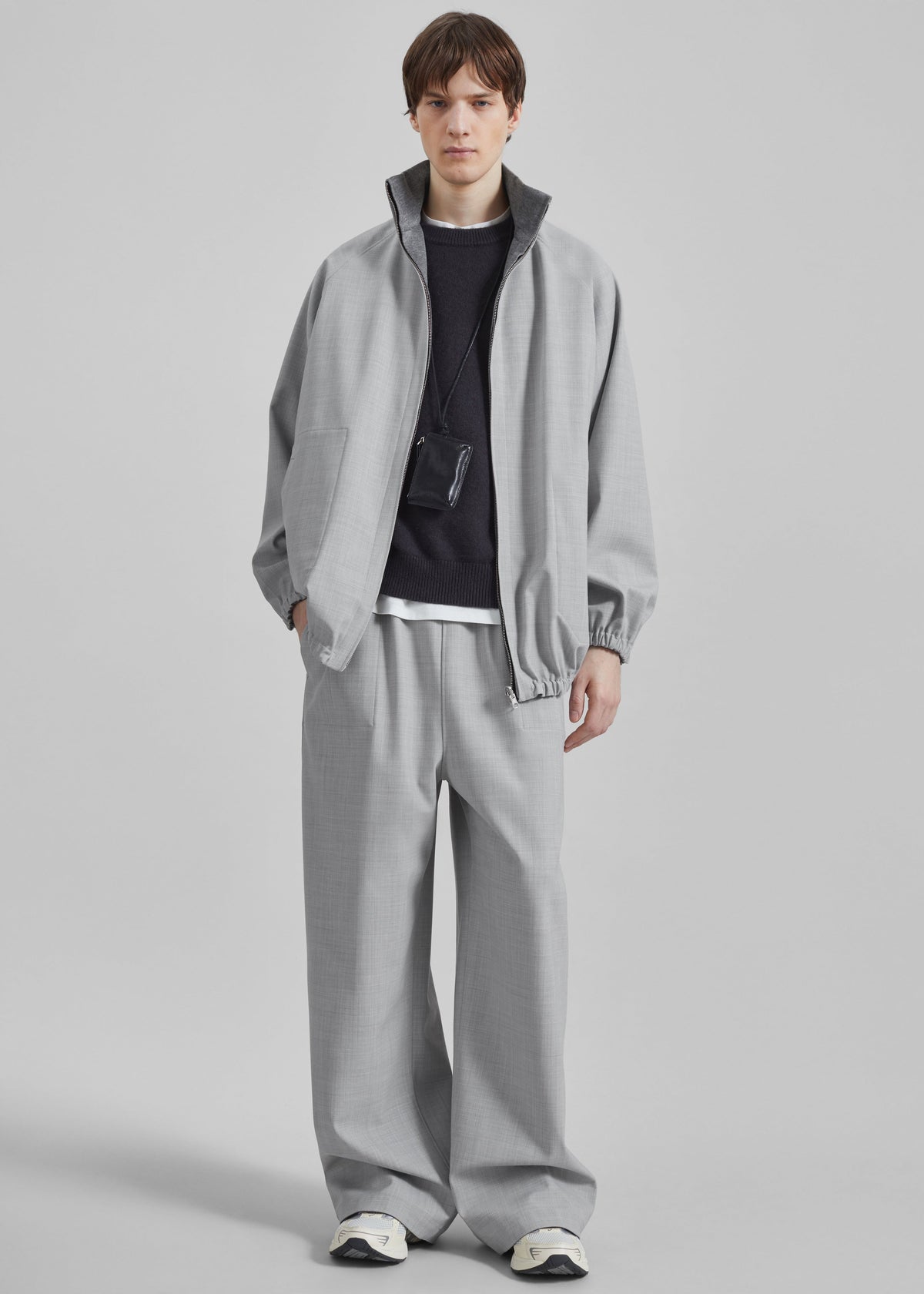 Baxter Reversible Track Pants - Grey Melange β view 10 of 13