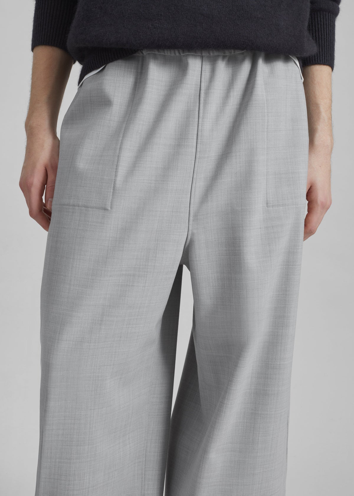 Baxter Reversible Track Pants - Grey Melange β view 11 of 13