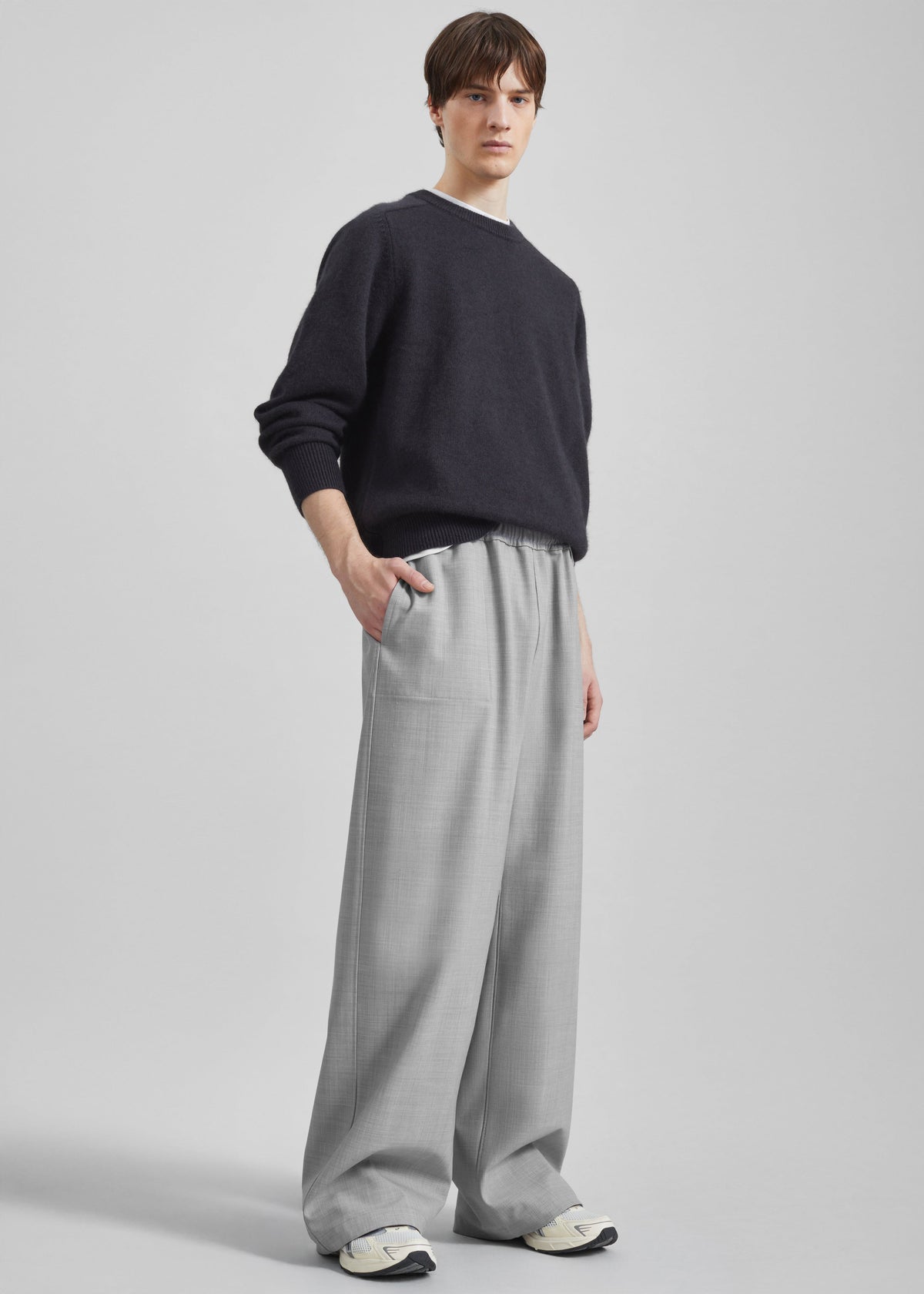 Baxter Reversible Track Pants - Grey Melange β view 8 of 13
