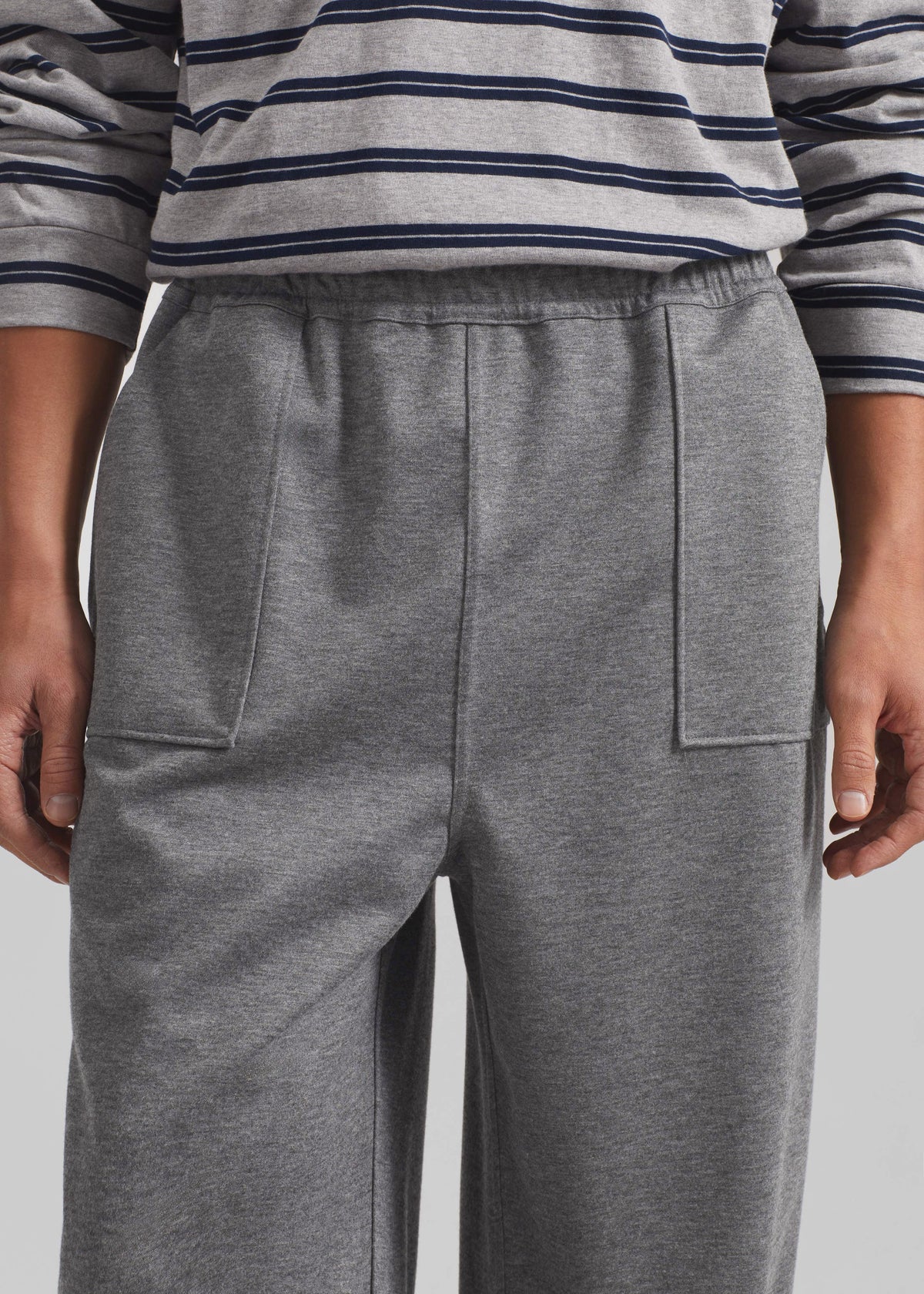 Baxter Reversible Track Pants - Grey Melange β view 3 of 13