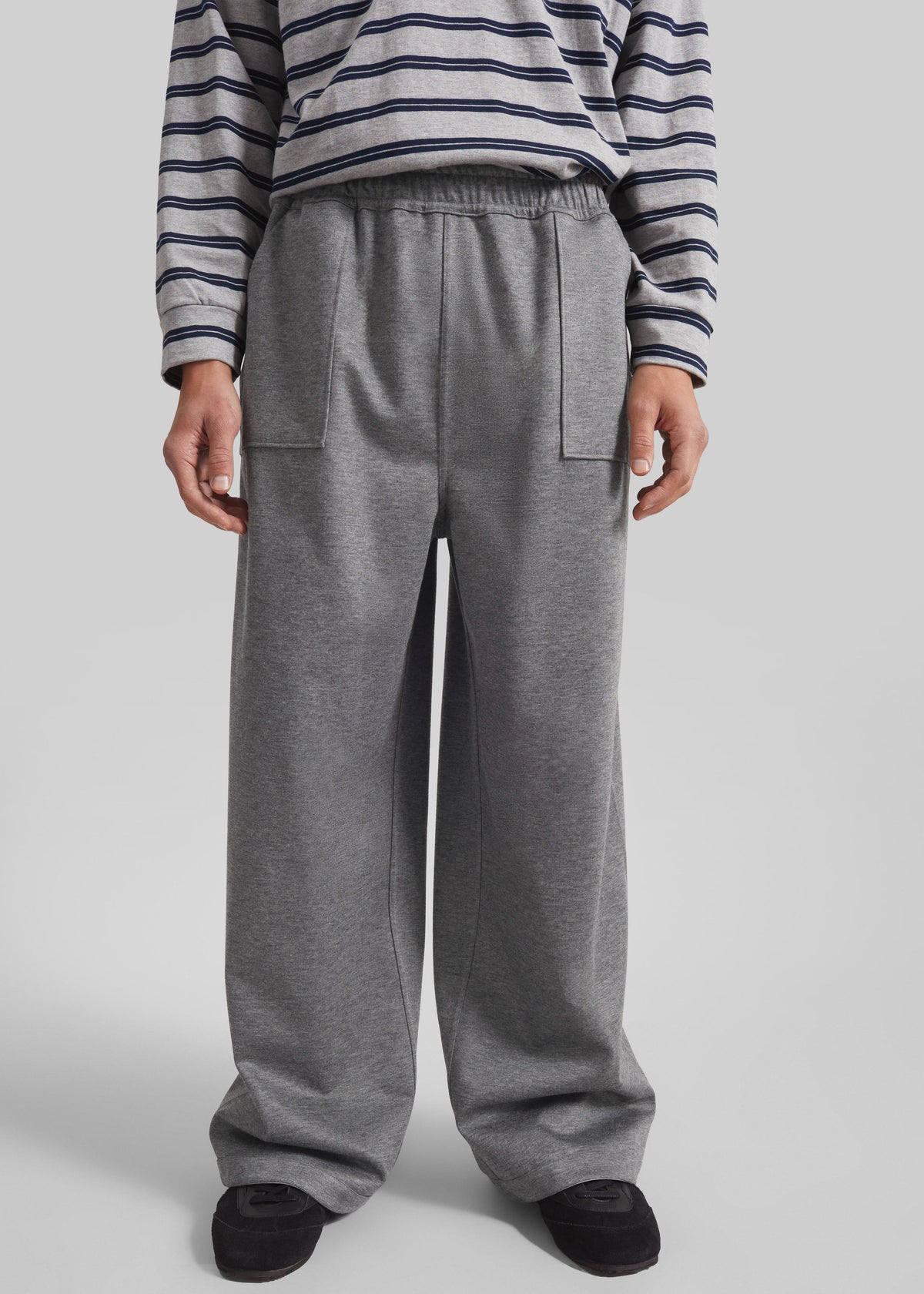 Baxter Reversible Track Pants - Grey Melange β view 2 of 13